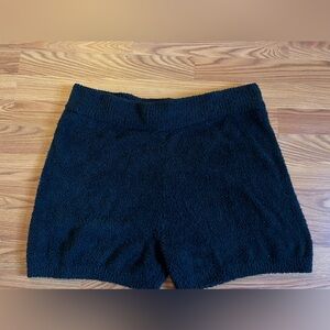 Target Black Plush Sweater Shorts